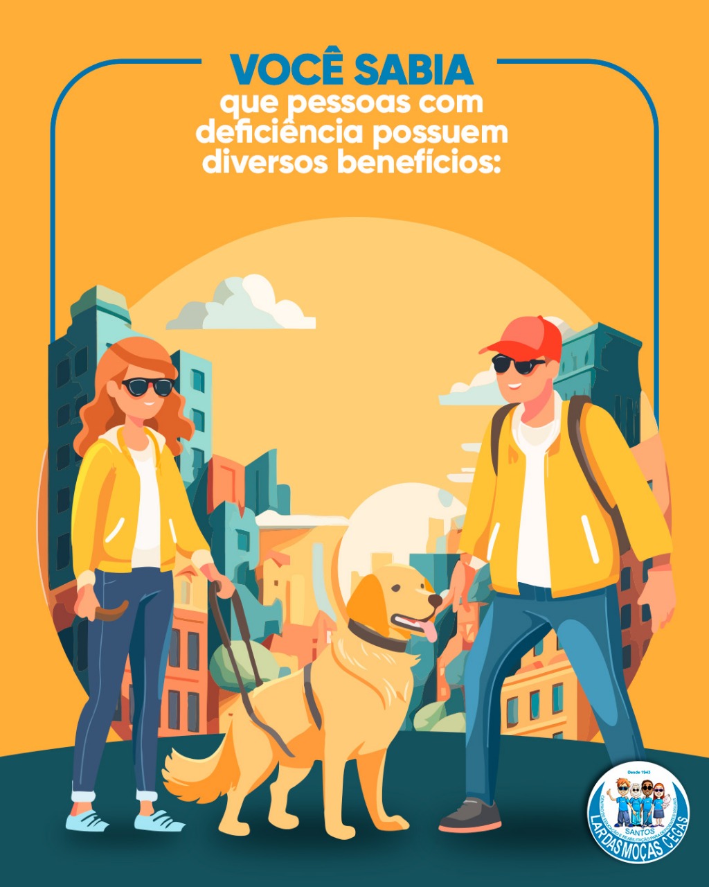 Direitos das pessoas com deficiência visual: Você conhece todos? | Lar das Moças Cegas