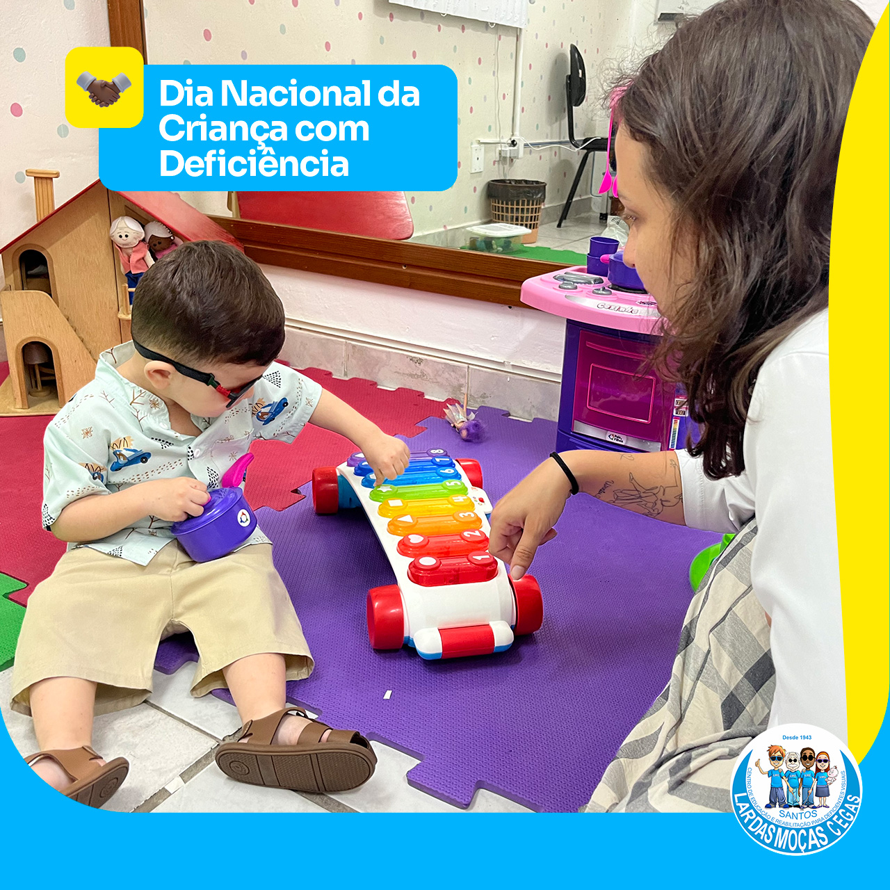 Dia Nacional da Criança com Deficiência | Lar das Moças Cegas