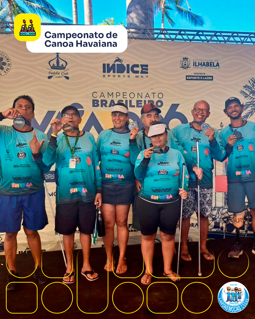 Campeonato Canoa Havaiana | Lar das Moças Cegas