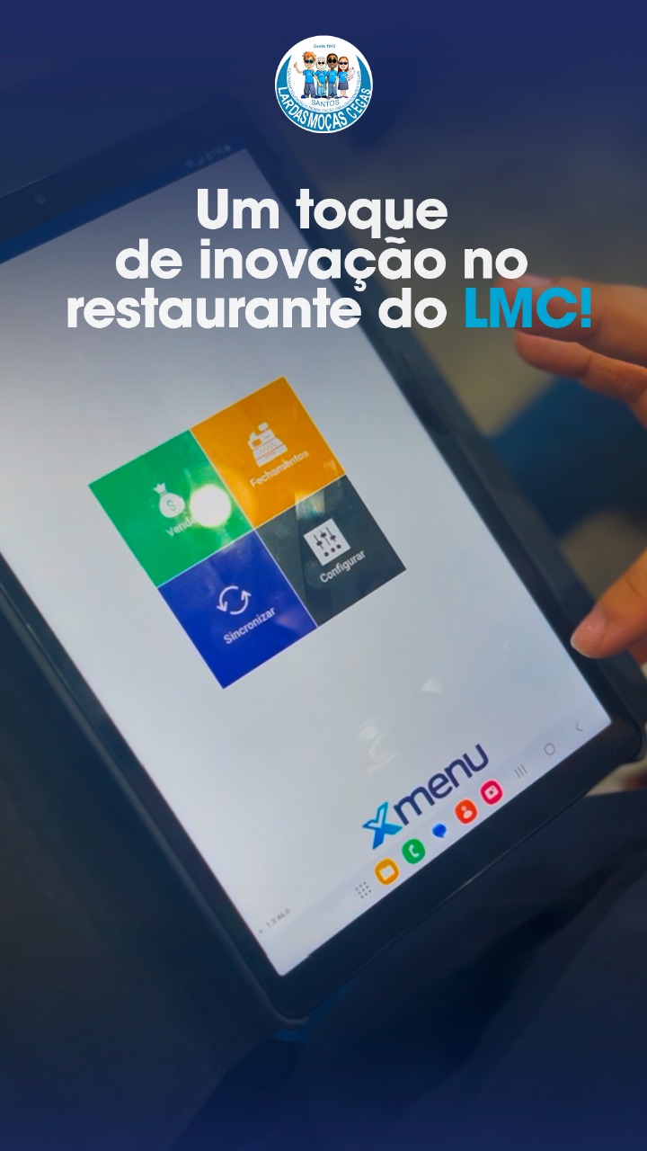 Restaurante do LMC com tablets para ajudar nos pedidos! | Lar das Moças Cegas