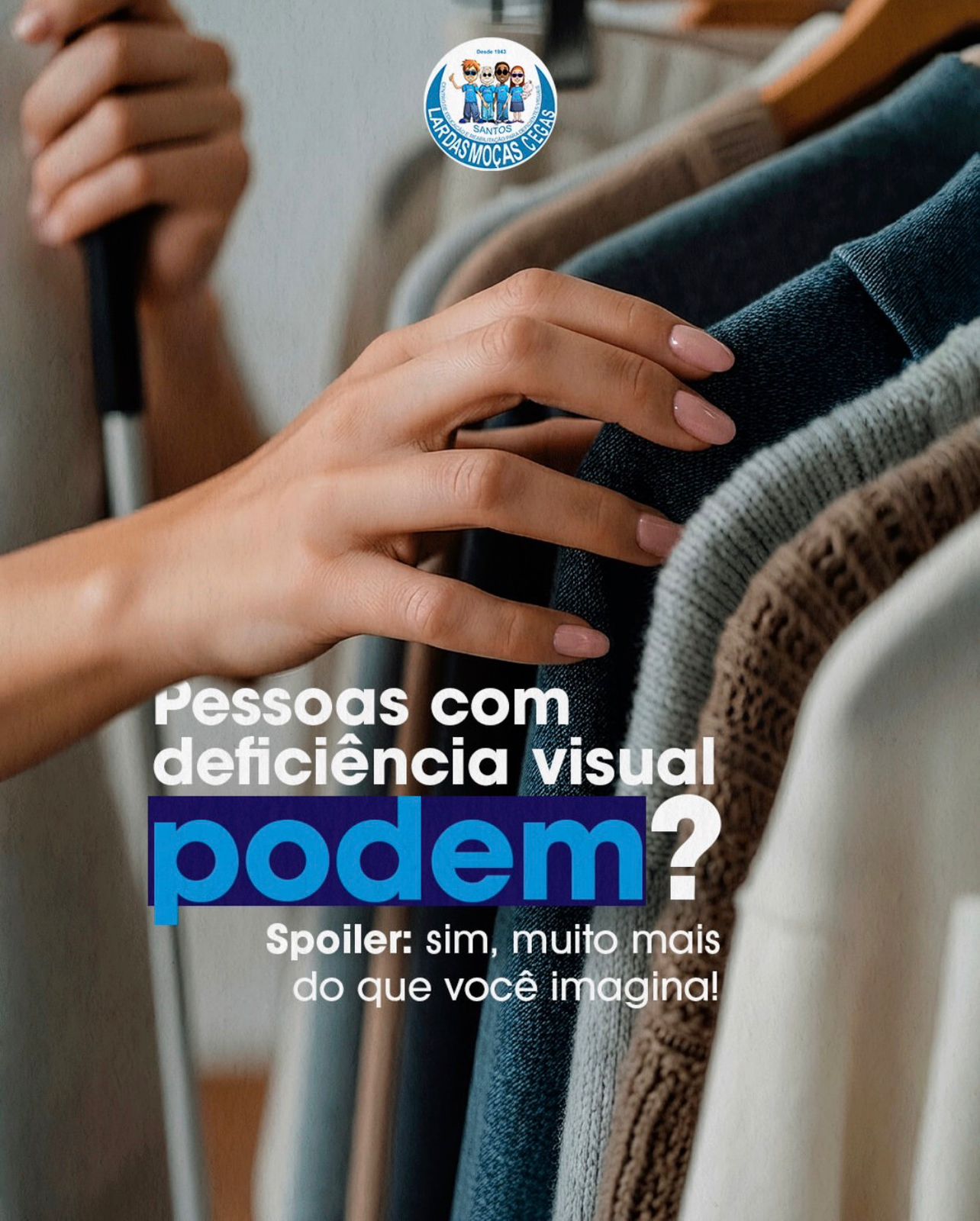 Autonomia além da visão: Quebrando mitos sobre a deficiência visual | Lar das Moças Cegas