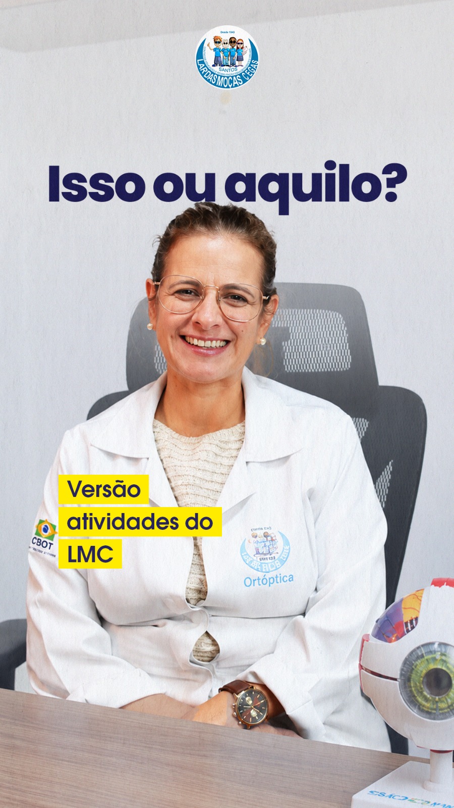 Hábitos que prejudicam a sua visão | Lar das Moças Cegas