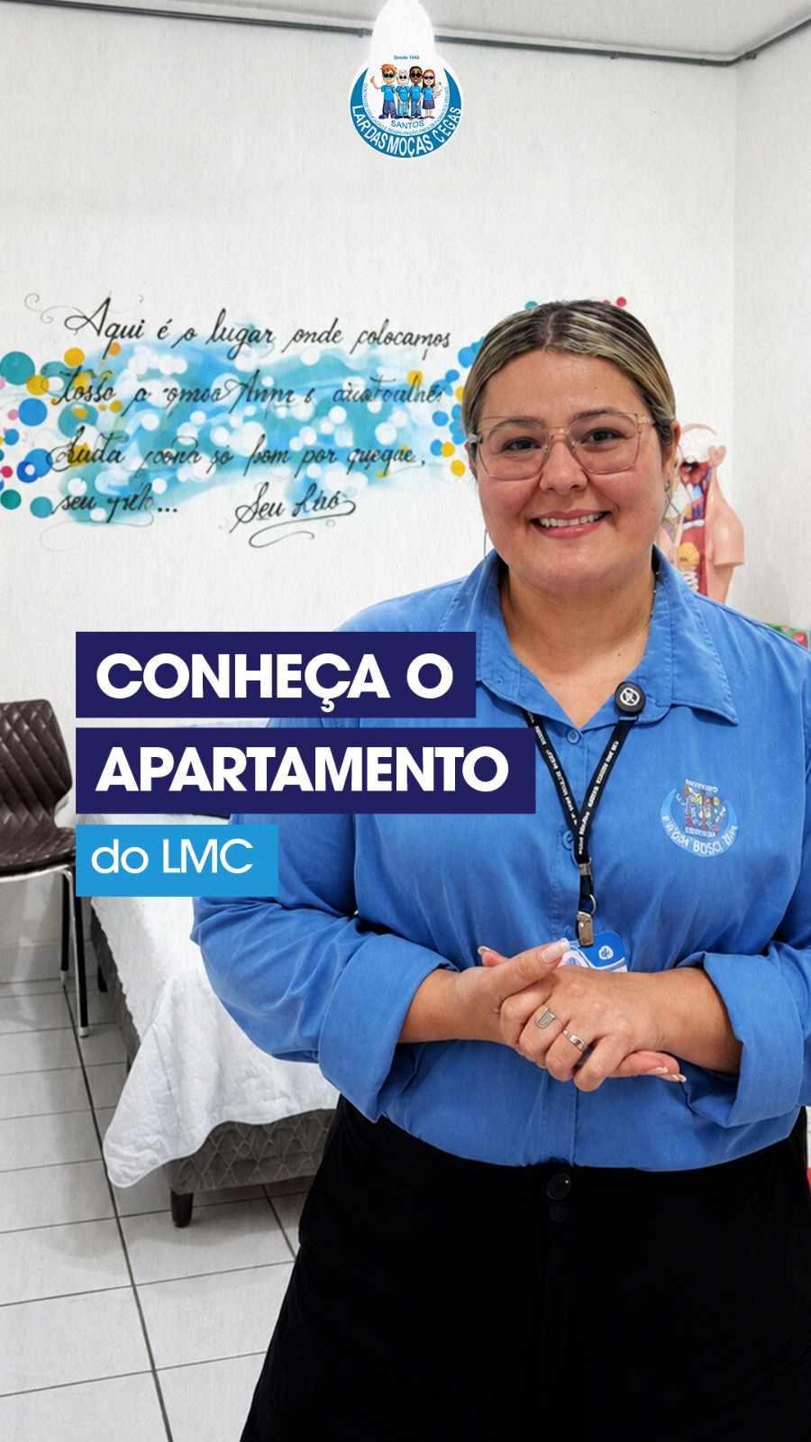 Um apartamento dentro do LMC? Conheça o AVAS | Lar das Moças Cegas